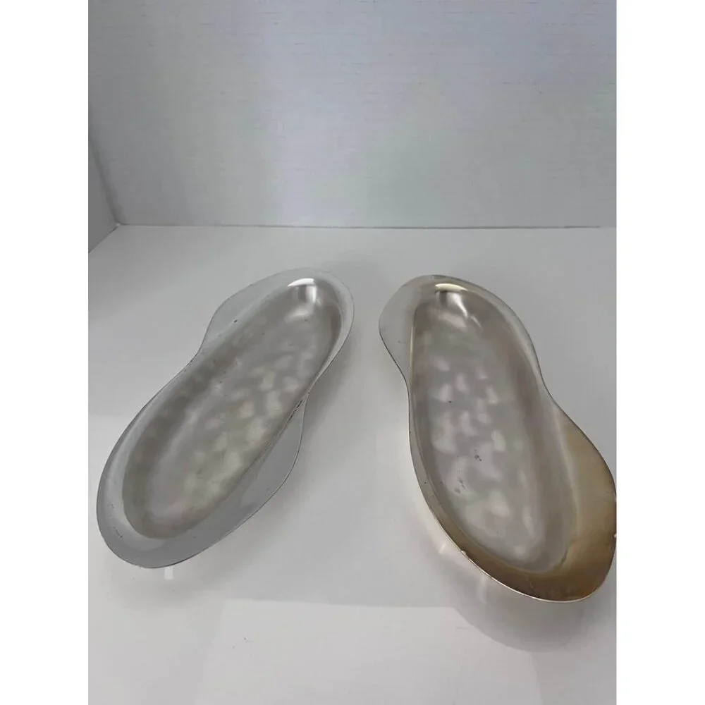 MCM-set of 2 Silver Dish WMF IKORA Tarnish Resistant # 670 6423